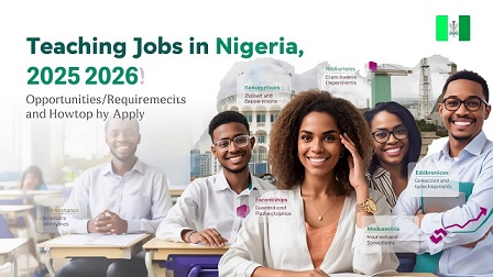 Teaching Jobs in Nigeria 2025/2026 Opportunities/Requirements and How to Apply