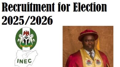 INEC Adhoc Staff Recruitment for Election 2025/2026