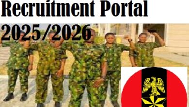 Nigerian Army Recruitment Portal 2025/2026