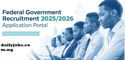 Federal Government Recruitment 2025/2026 Application Portal Nigeria