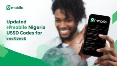 Updated 9mobile Nigeria USSD Codes for 2025/2026
