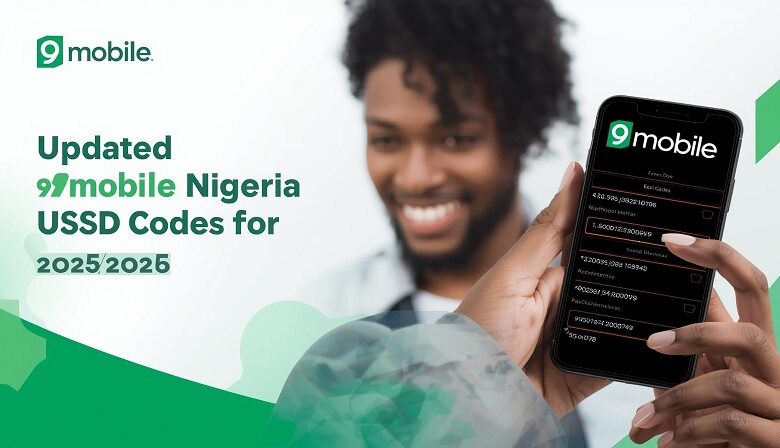 Updated 9mobile Nigeria USSD Codes for 2025/2026