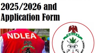NDLEA Recruitment Portal 2025/2026 and Application Form