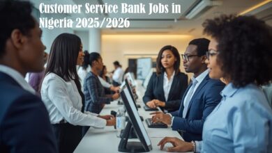 Customer Service Bank Jobs in Nigeria 2025/2026