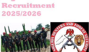 Nigeria Hunters’ Recruitment 2025/2026