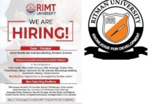 Ritman University Internal and External recruitment of Teaching and Non-Teaching Staff
