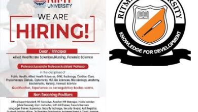 Ritman University Internal and External recruitment of Teaching and Non-Teaching Staff