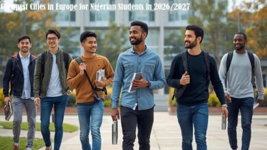 Cheapest Cities in Europe for Nigerian Students in 2026/2027