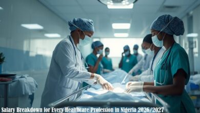 Salary Breakdown for Every Healthcare Profession in Nigeria 2026/2027
