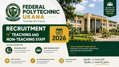 Federal Polytechnic Ukana Recruitment of Teaching and Non-Teaching Staff 2026